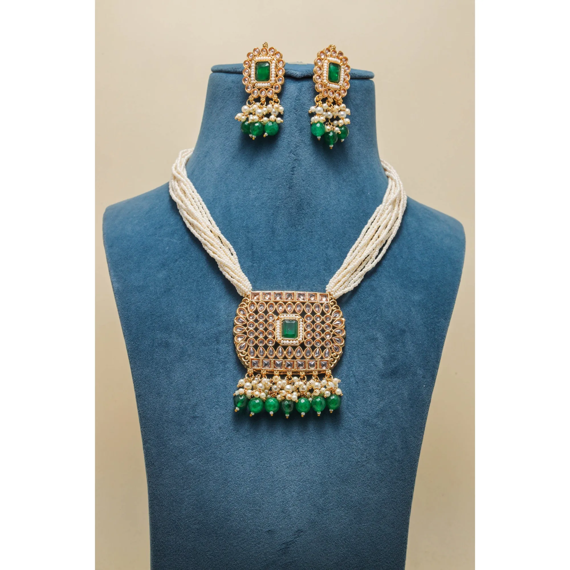 MAHIRA POLKI  MALA FULL SET