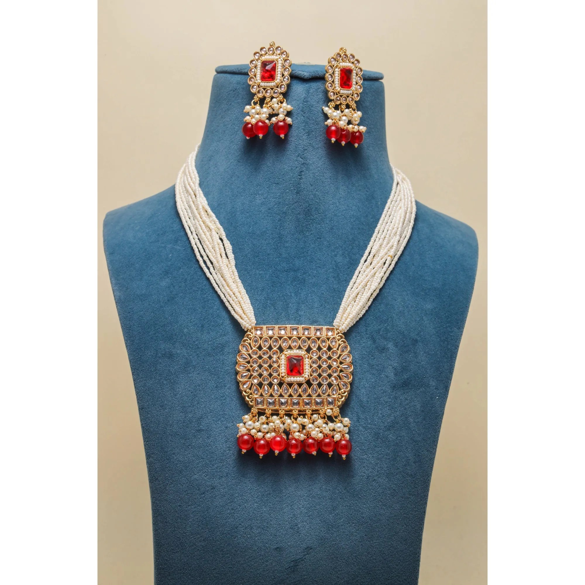 MAHIRA POLKI  MALA FULL SET