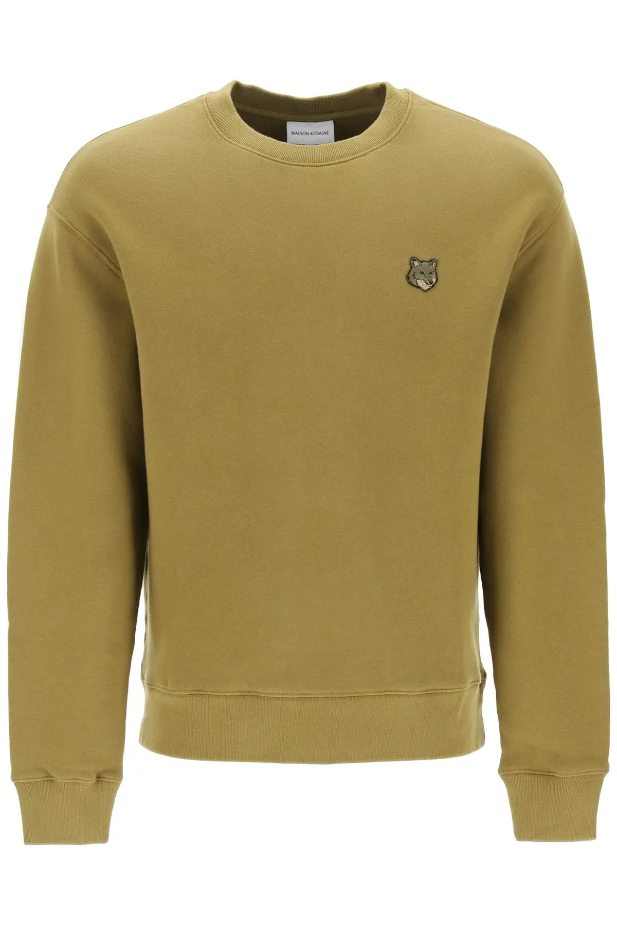 MAISON KITSUNE bold fox head crewneck sweat