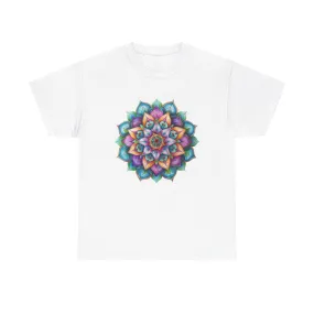 Mandala Art Yoga Mindfulness Tee - Unisex Cotton