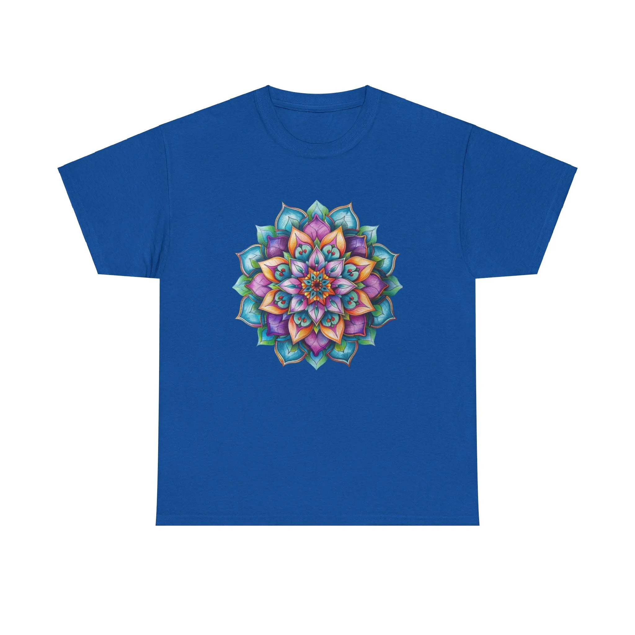 Mandala Art Yoga Mindfulness Tee - Unisex Cotton