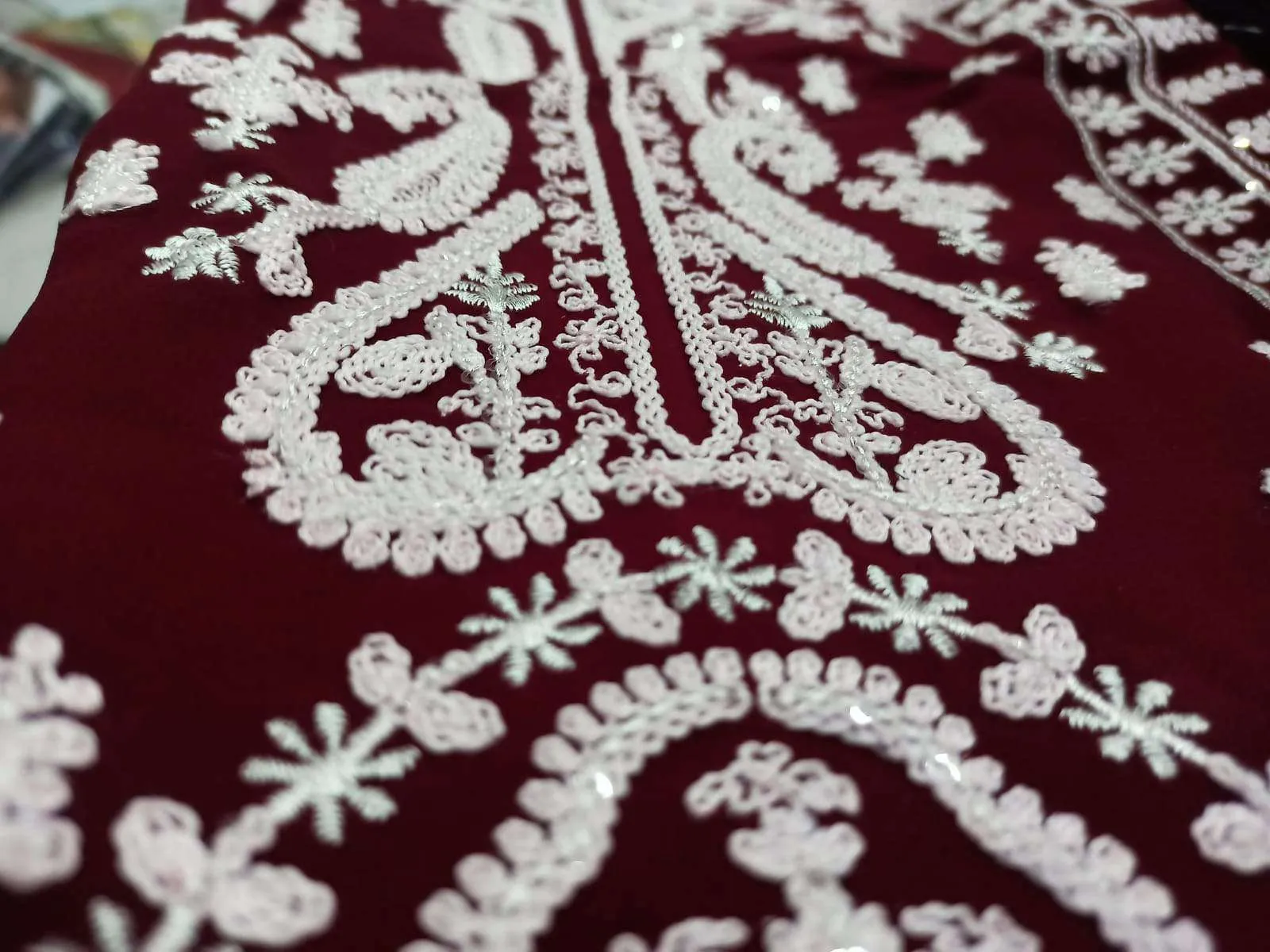 Maroon Luxurious Sober Party Wear Salwar Kameez