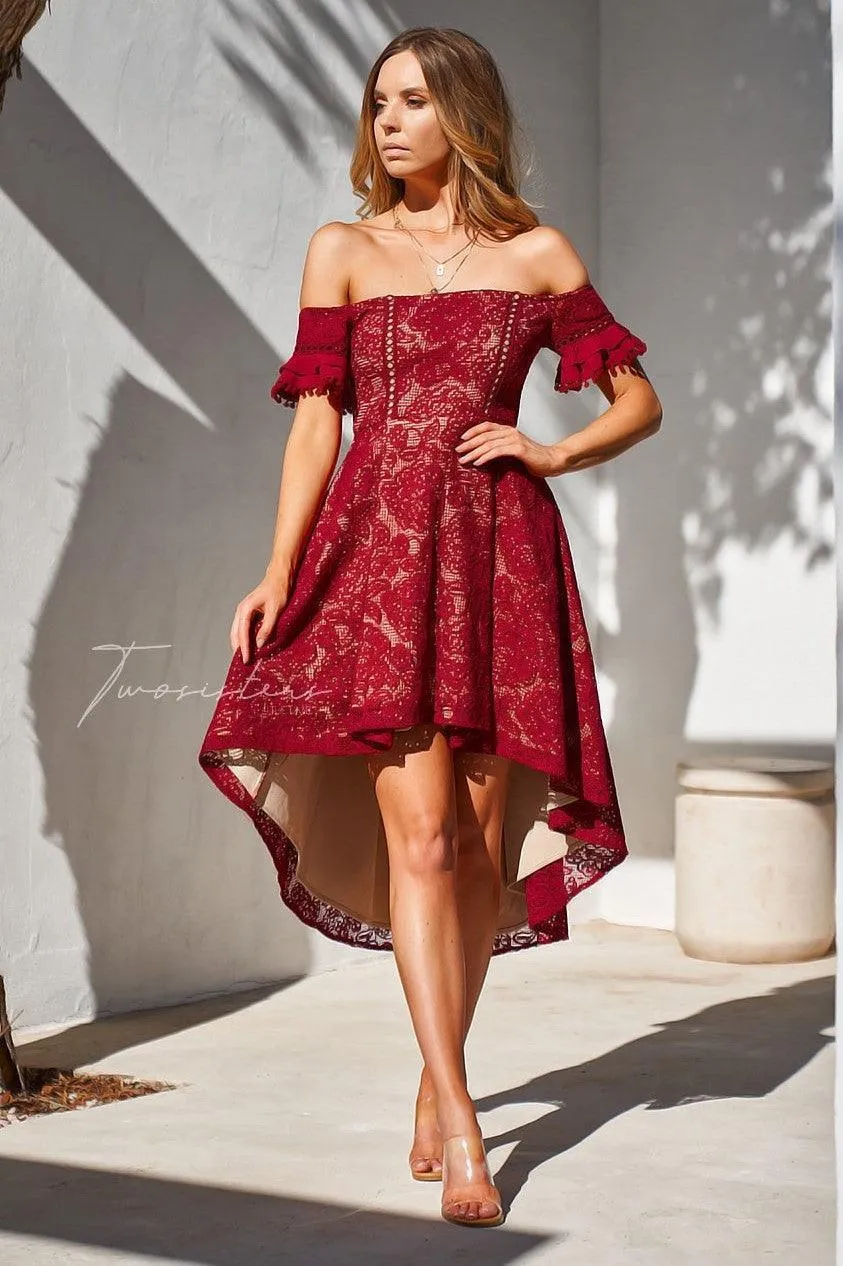 Megan Dress - Red