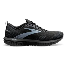 Men's Brooks Revel 6, Black/Blackened Pearl/Grey, 7.5 D Medium