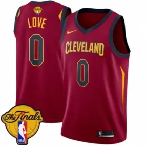 Men's Cleveland Cavaliers Kevin Love Swingman 2018 NBA Finals Bound NBA Icon Edition Jersey Maroon