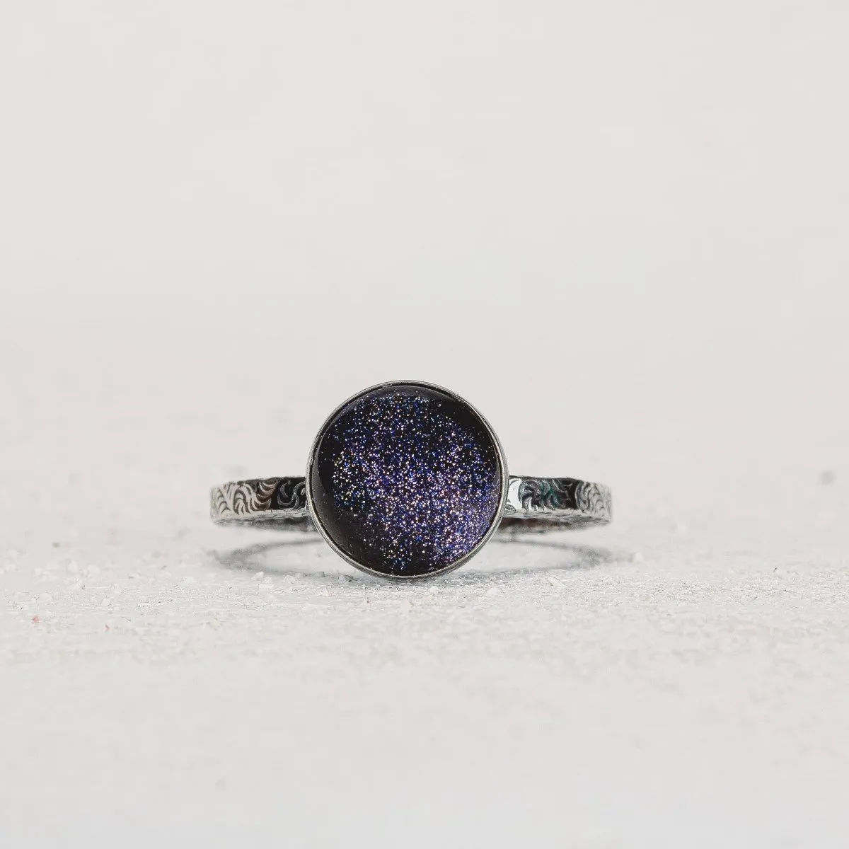 Night Sky Constellation Solitaire Ring