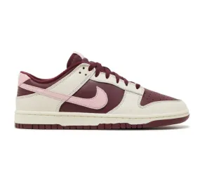 Nike Men's Dunk Low Retro RPM Shoes -  Pale Ivory / Medium Soft Pink / Night Maroon