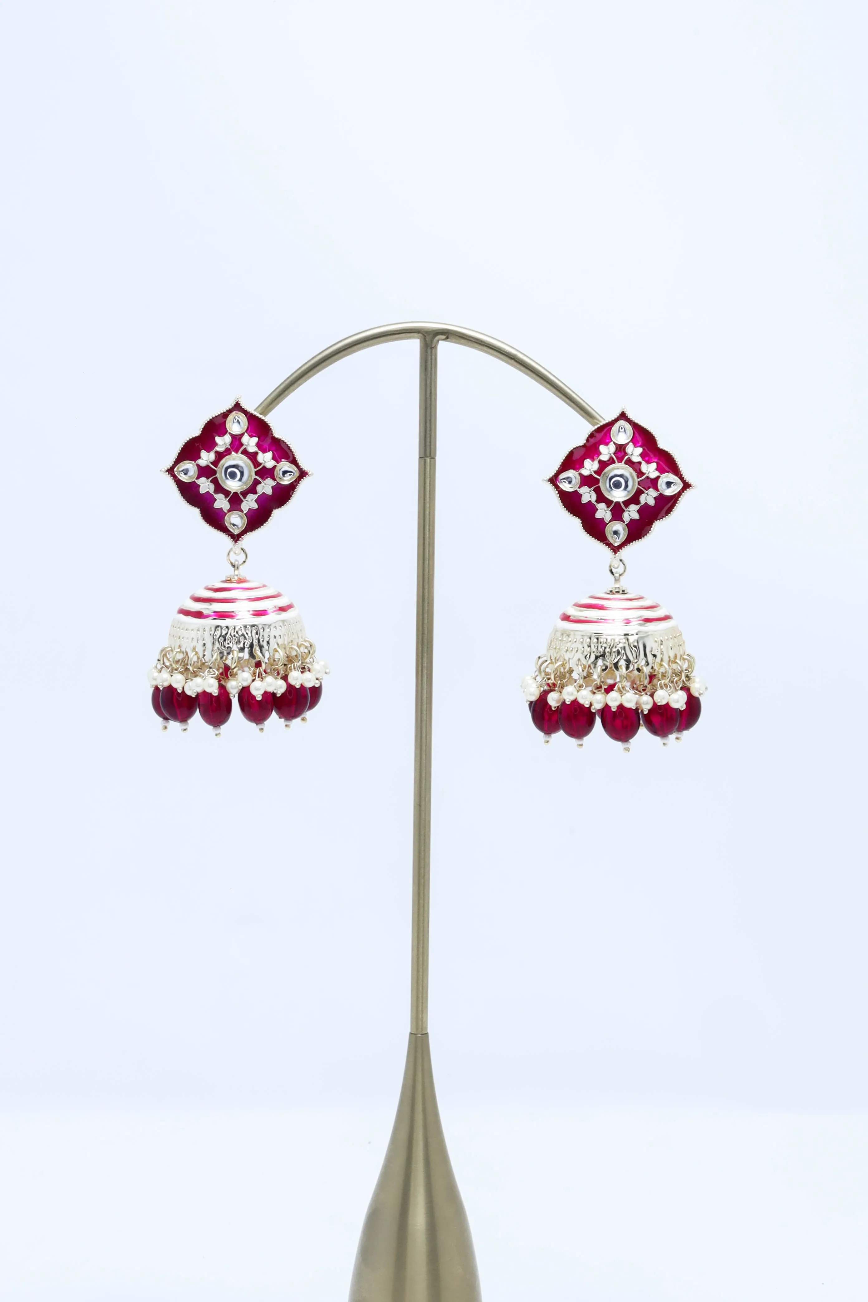 Nisha Meenakari Earrings