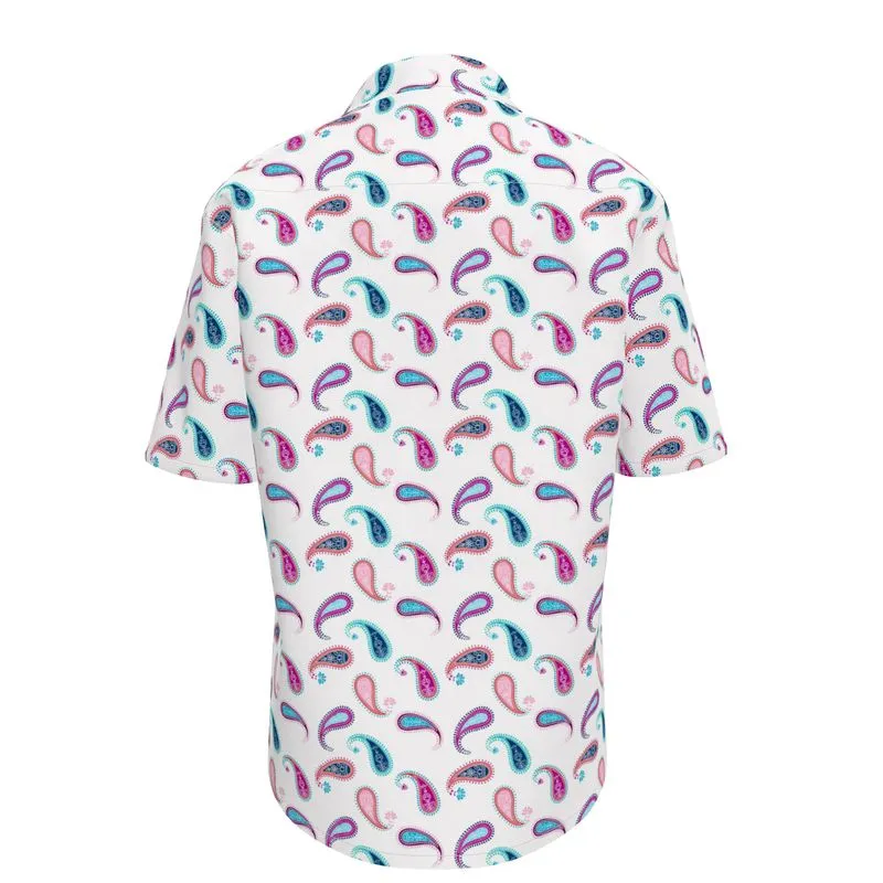 Paisley Passion Mens Short Sleeve Shirt