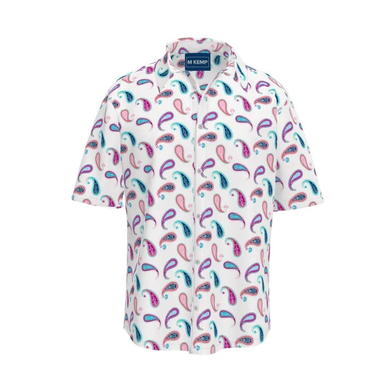 Paisley Passion Mens Short Sleeve Shirt