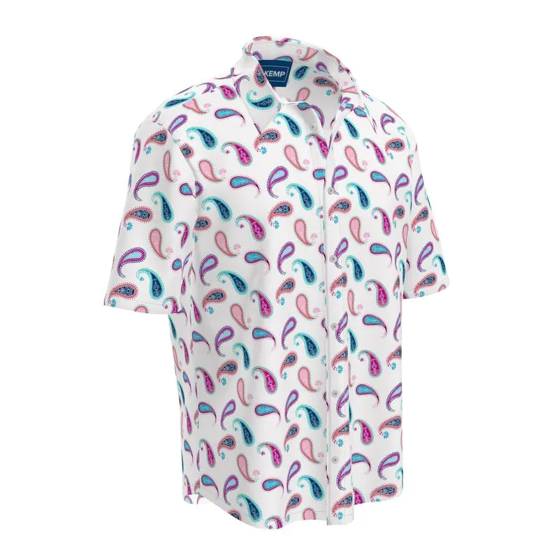 Paisley Passion Mens Short Sleeve Shirt