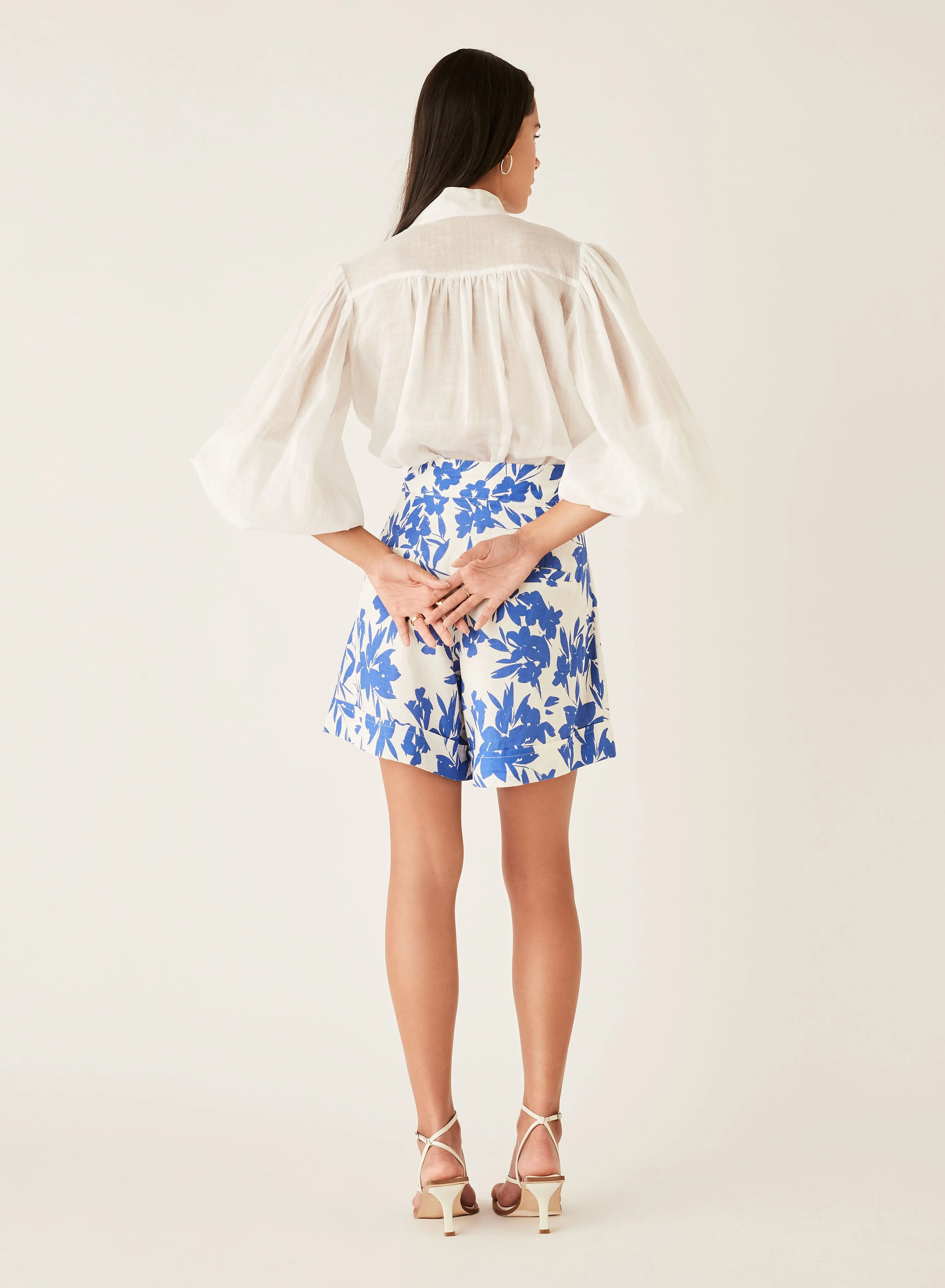 Palms Blouse (White)