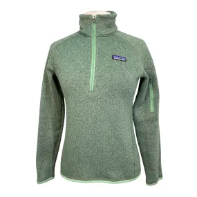 Patagonia Better Sweater 1/4-Zip Fleece in Sage - Women's Small