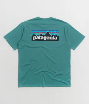 Patagonia P-6 Logo Responsibili-Tee T-Shirt - Belay Blue