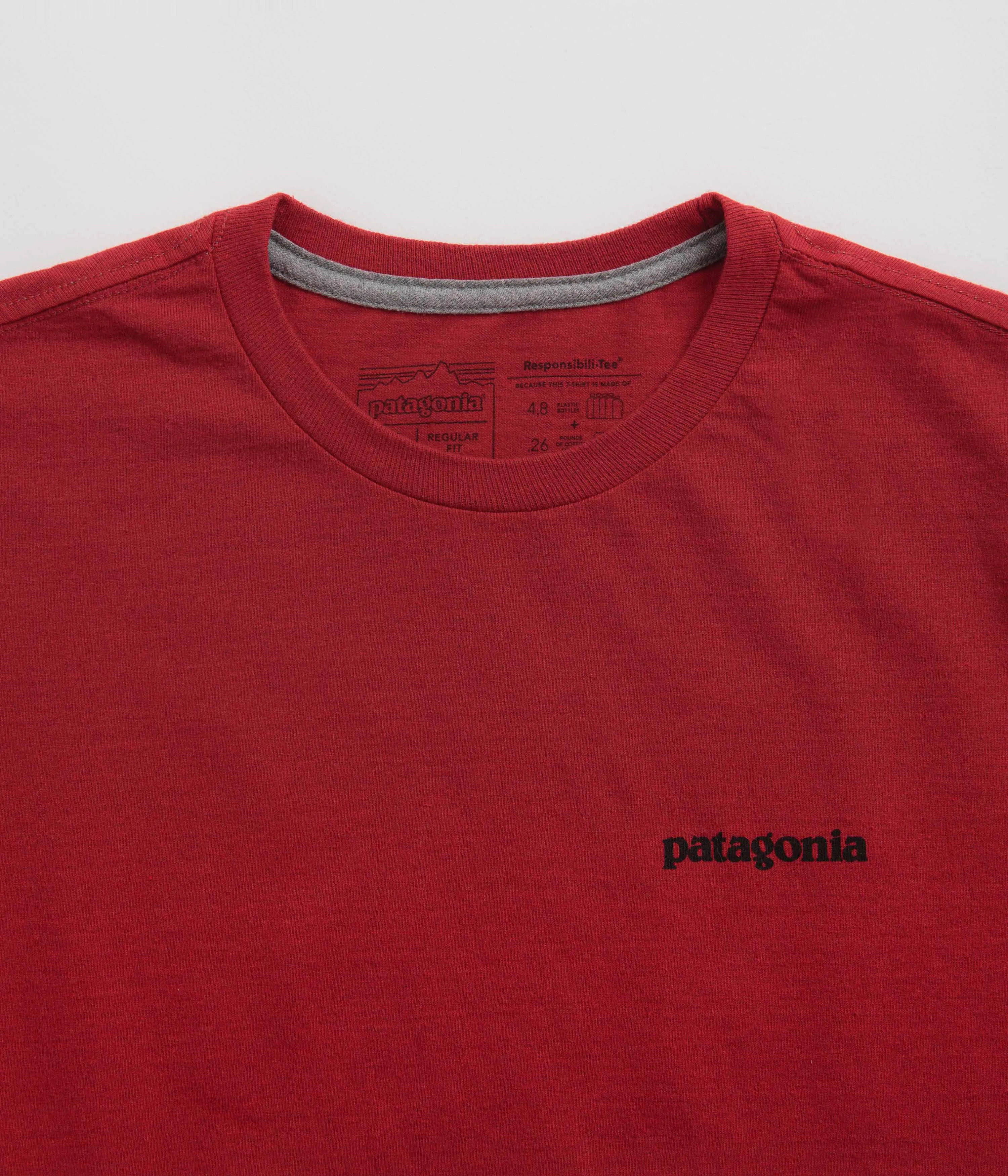 Patagonia P-6 Logo Responsibili-Tee T-Shirt - Touring Red