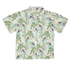 Pigeon Organics Blue Toucans Easy Summer Shirt