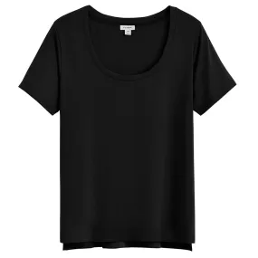 Pima Scoop Neck Tee