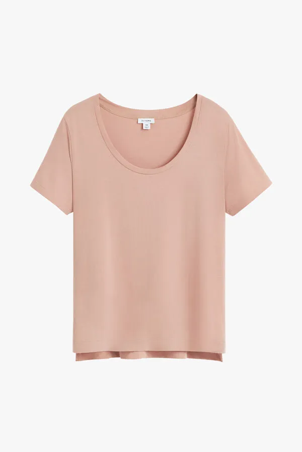 Pima Scoop Neck Tee