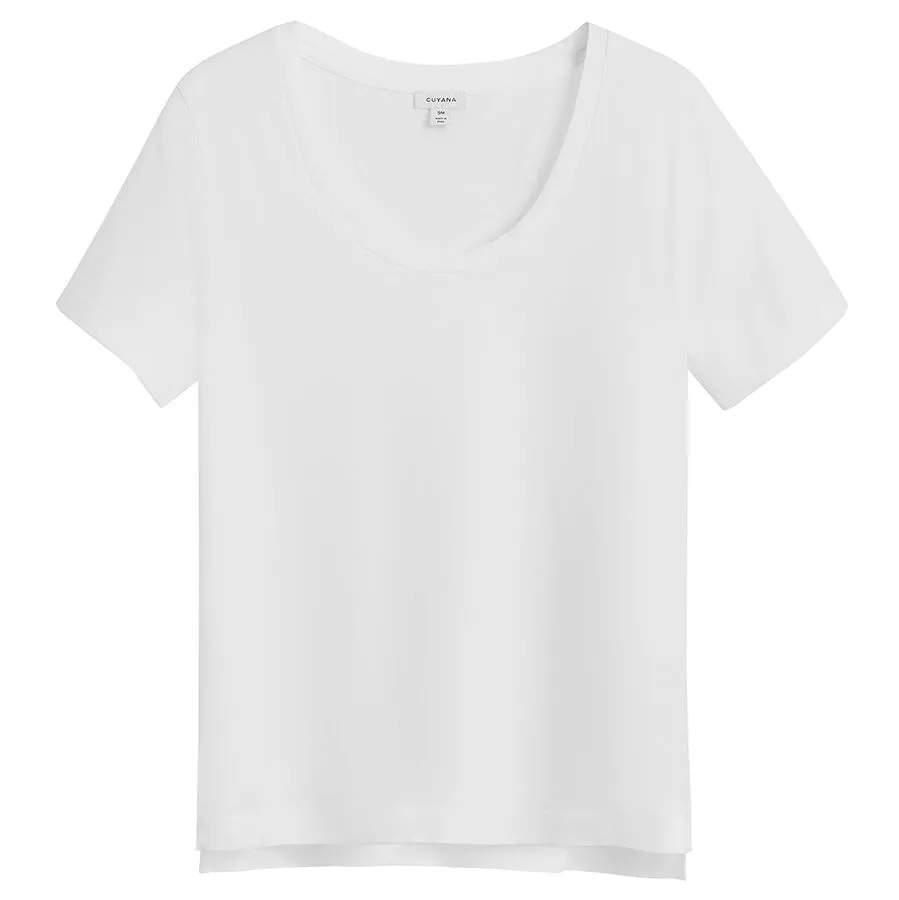 Pima Scoop Neck Tee