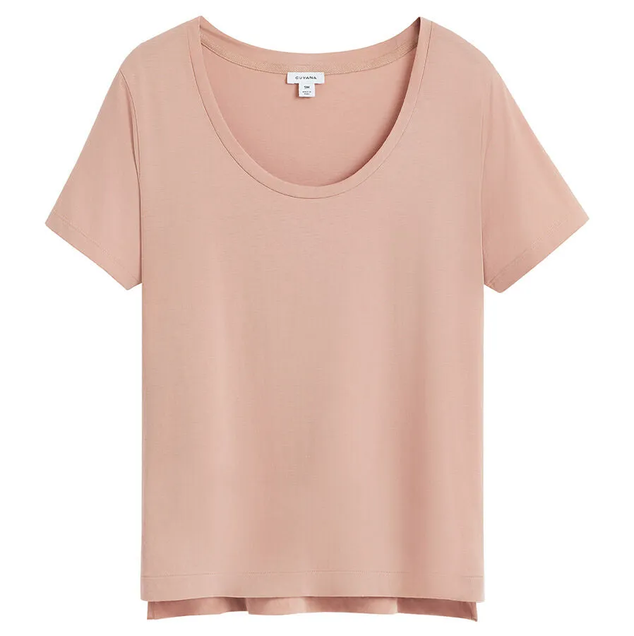 Pima Scoop Neck Tee