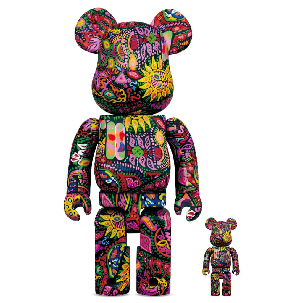 Psychedelic Paisley 100% & 400% BE@RBRICK Set