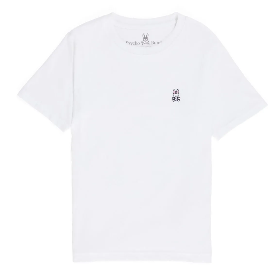 Psycho Bunny Kids White Classic Crew Neck T-Shirt_ B0U014CRPC-100