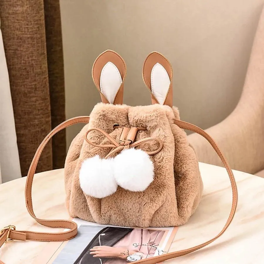 Rabbit Detailed Bucket Bag