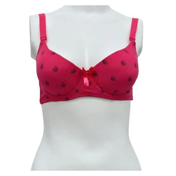 Roses Demi Cup Push-up Bra