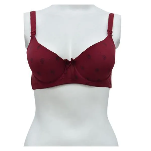 Roses Demi Cup Push-up Bra