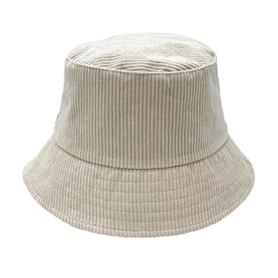 Solid Corduroy Bucket Hat