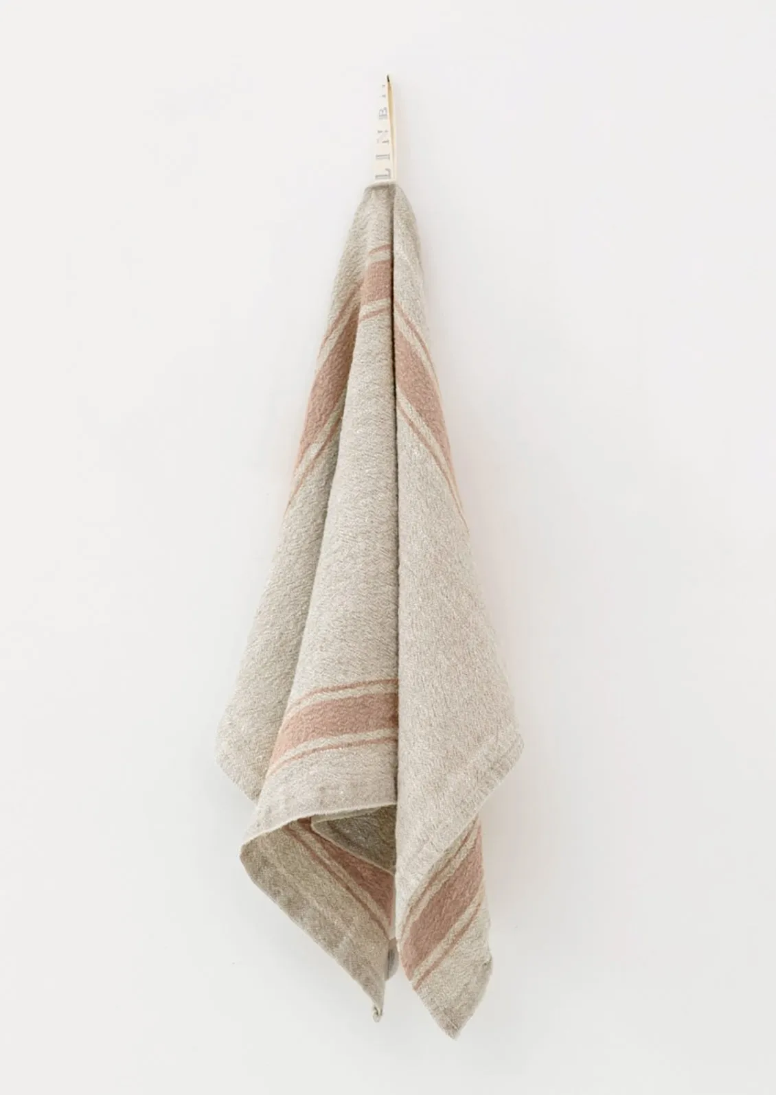 Striped Vintage Linen Tea Towel