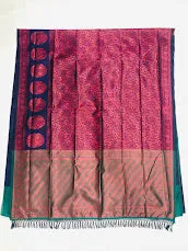 Stunning Maroon Color Line Designer Contrast Rich Pallu And Art Silk Saree