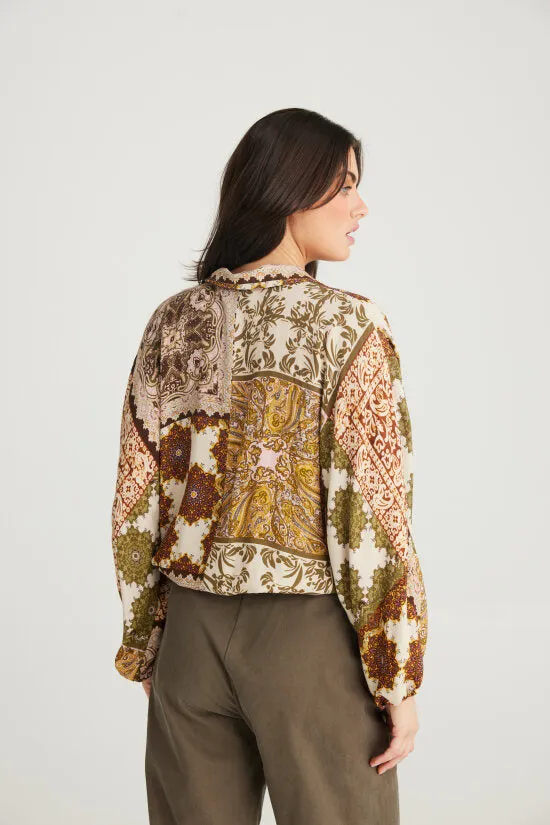 Talisman Hazel Shirt Paisley Gardens