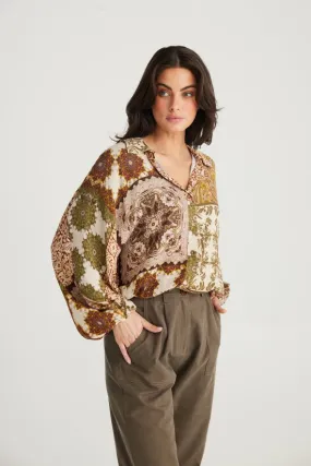 Talisman Hazel Shirt Paisley Gardens