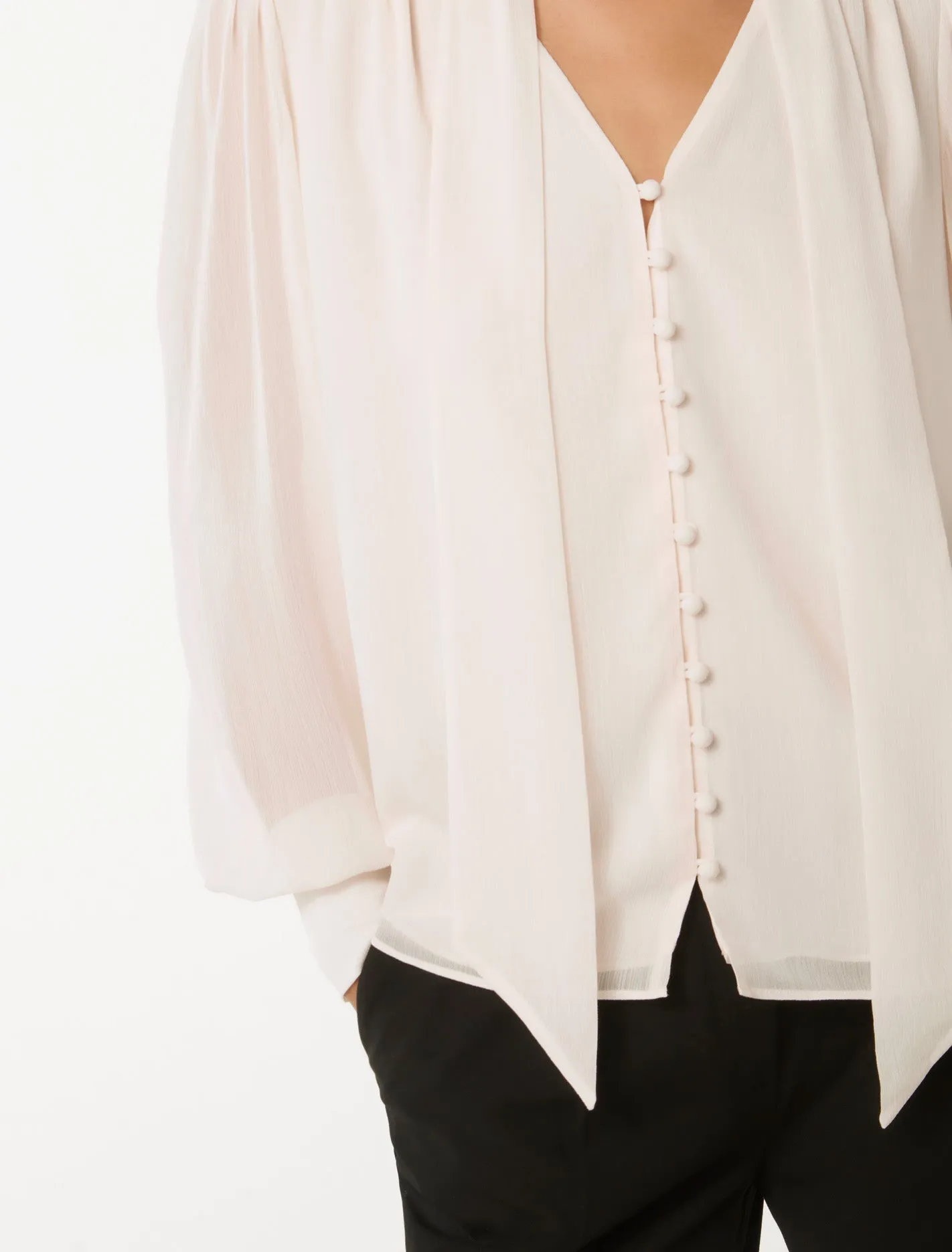 Teresa Neck Tie Blouse