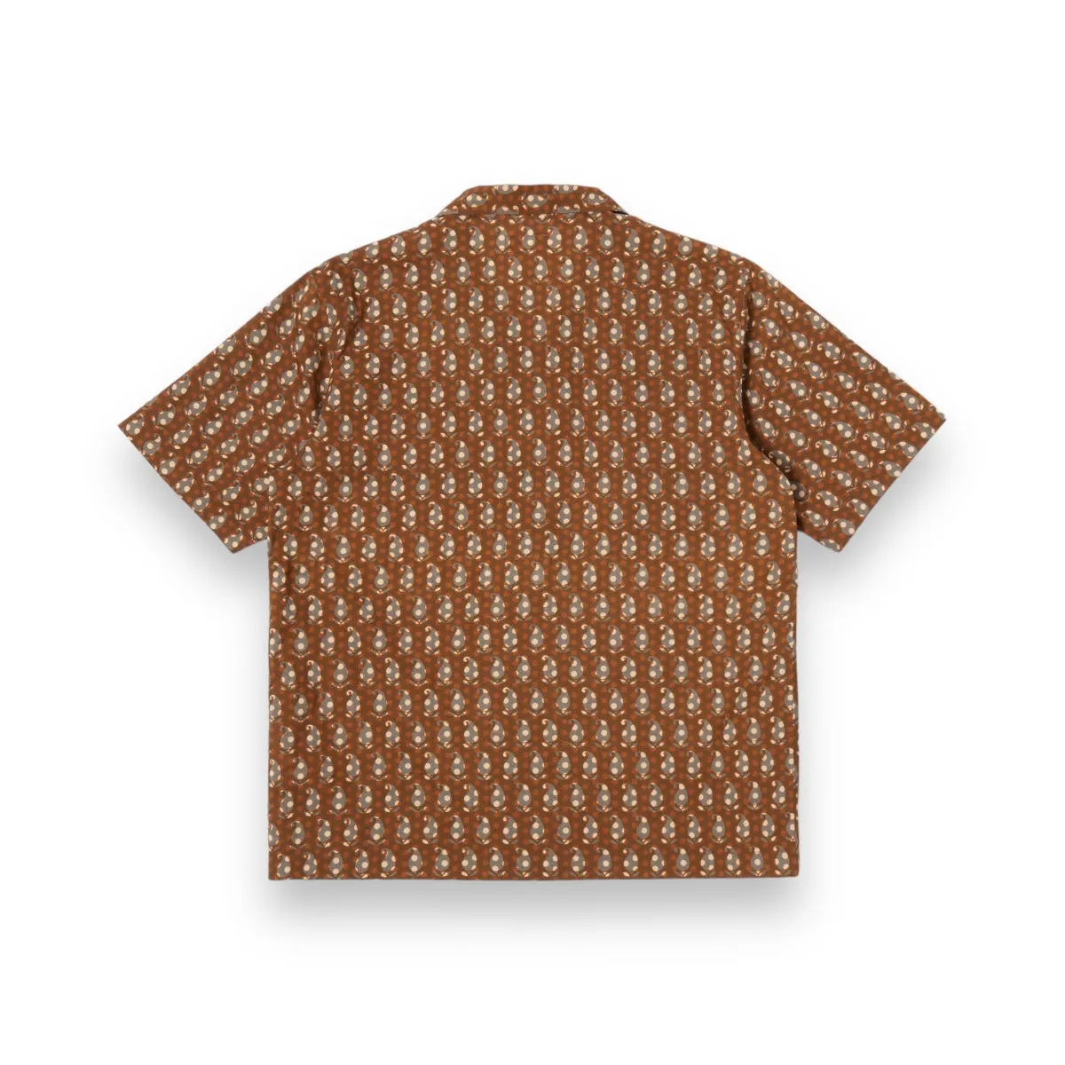 Universal Works Road Shirt Paisley Block 30179 brown