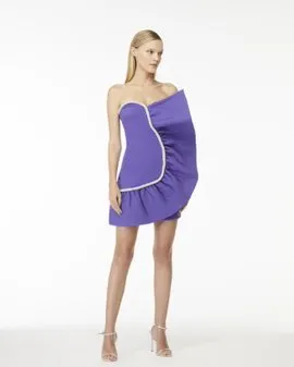 VESTIDO NXT LVL PURPLE LEXIE RUFFLE