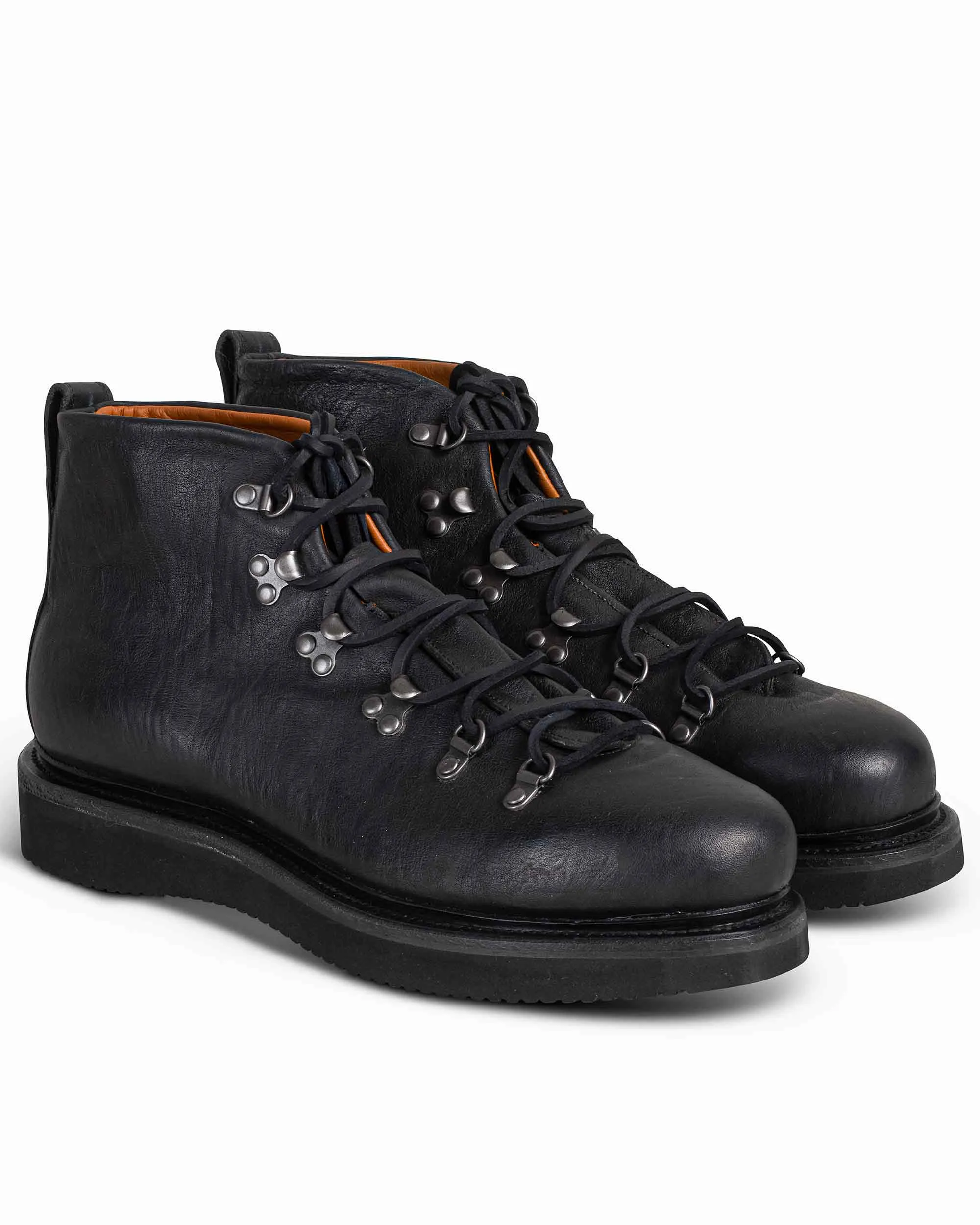 Viberg Hiker Nero Washed Kangaroo